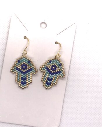 Hamsa Earrings